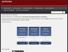 Tablet Screenshot of camfundus.com